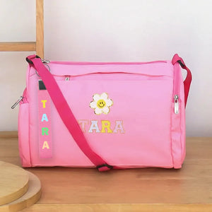Light Pink Sports Duffle Bag