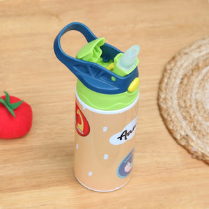 Insulated Steel Sipper Bottle (350ml) - Yellow