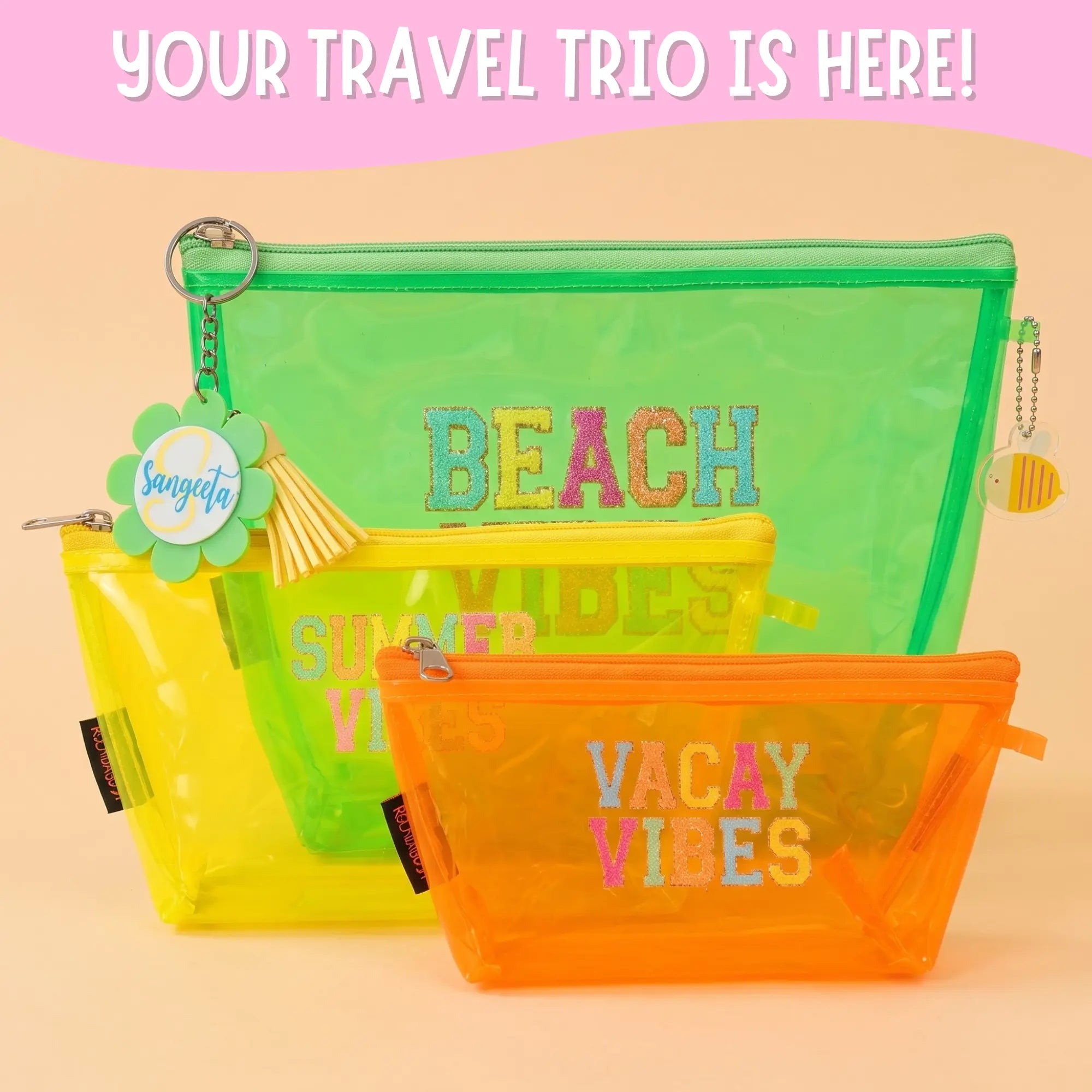 Pouches Jelly Travel Set