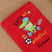 Let's Go Croco Towel