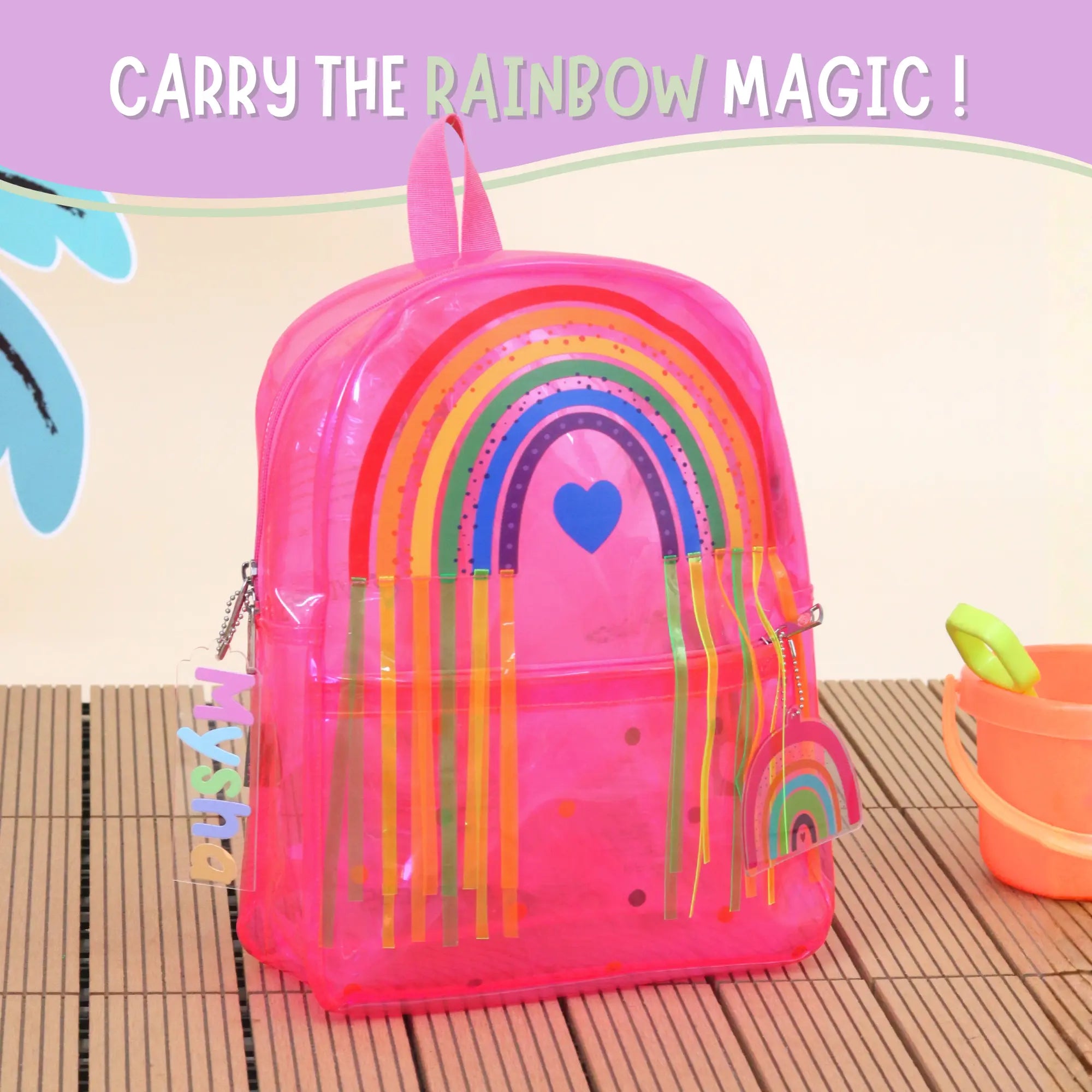 Rainbow Jelly Backpack