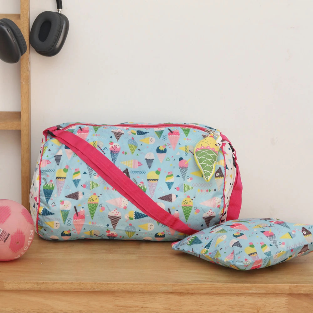 Foldable Duffle Bag - Ice-cream