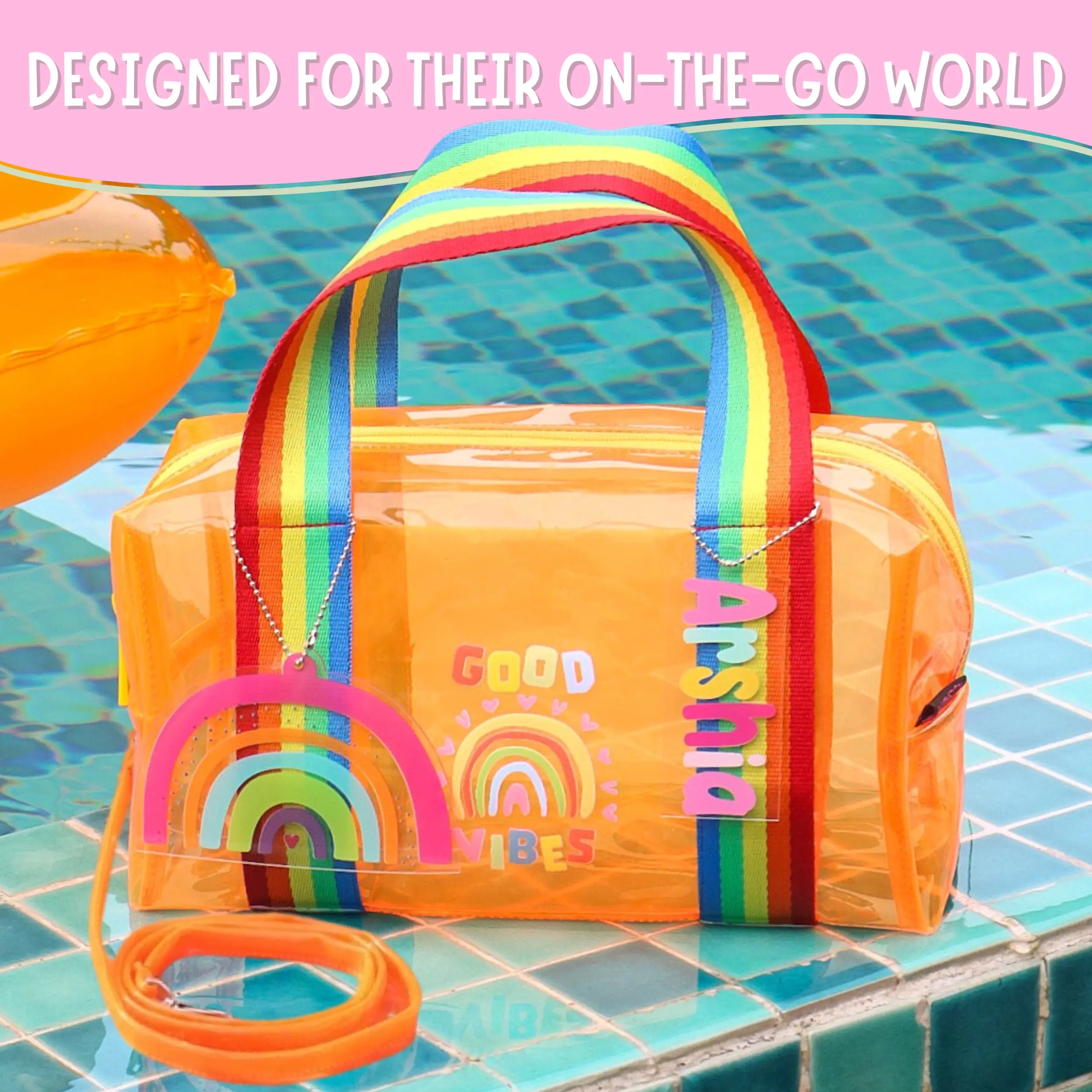 Rainbow Jelly Hand Bag