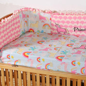 Blue Unicorn Cot Sheet (62x44)"