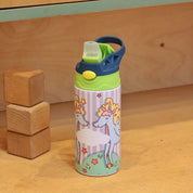 Insulated Steel Sipper Bottle (350ml) - Unicorn Splash