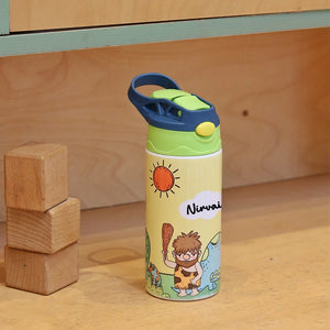 Insulated Steel Sipper Bottle (350ml) - Sunny Dino
