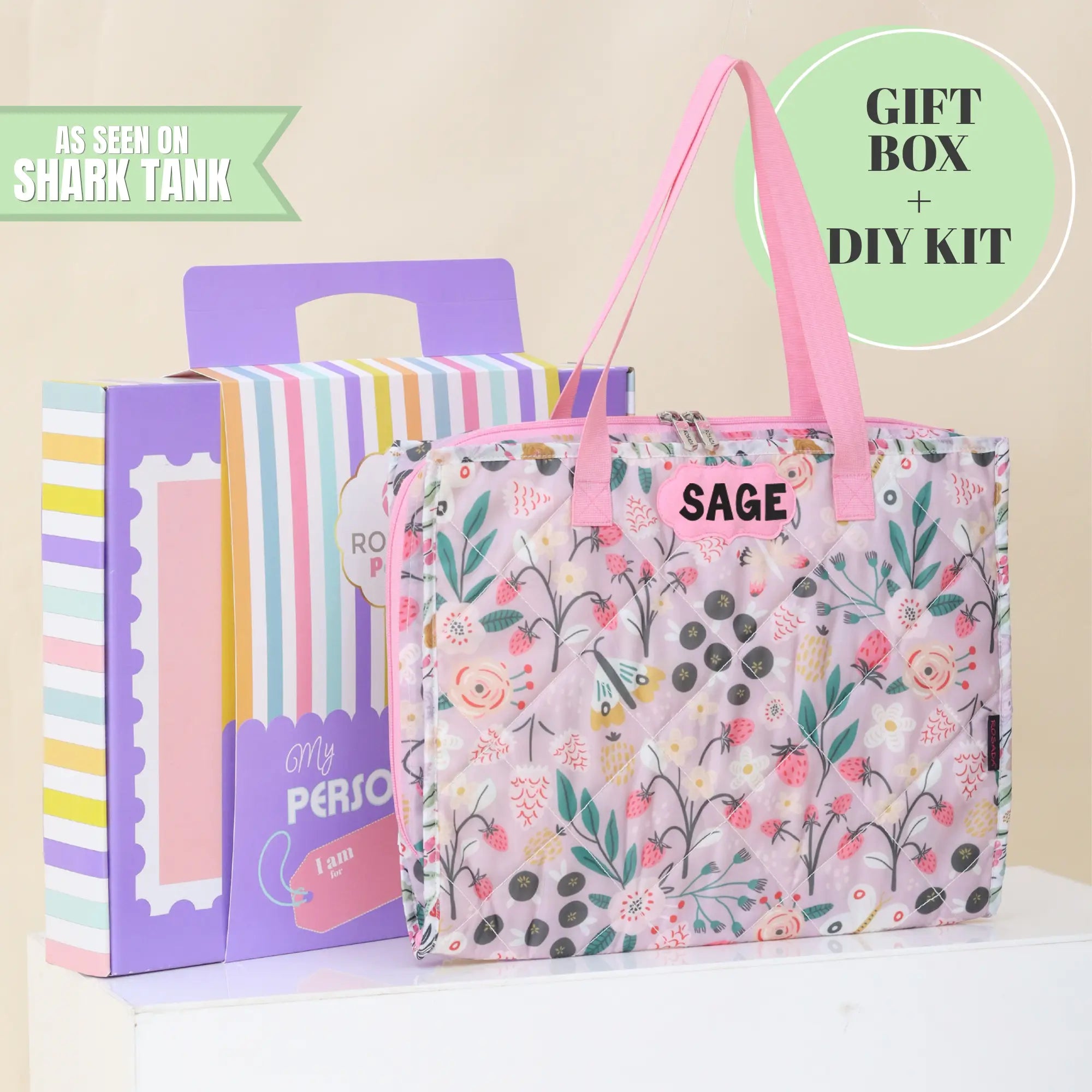 Diy Lilac Garden Hair Clips Bag