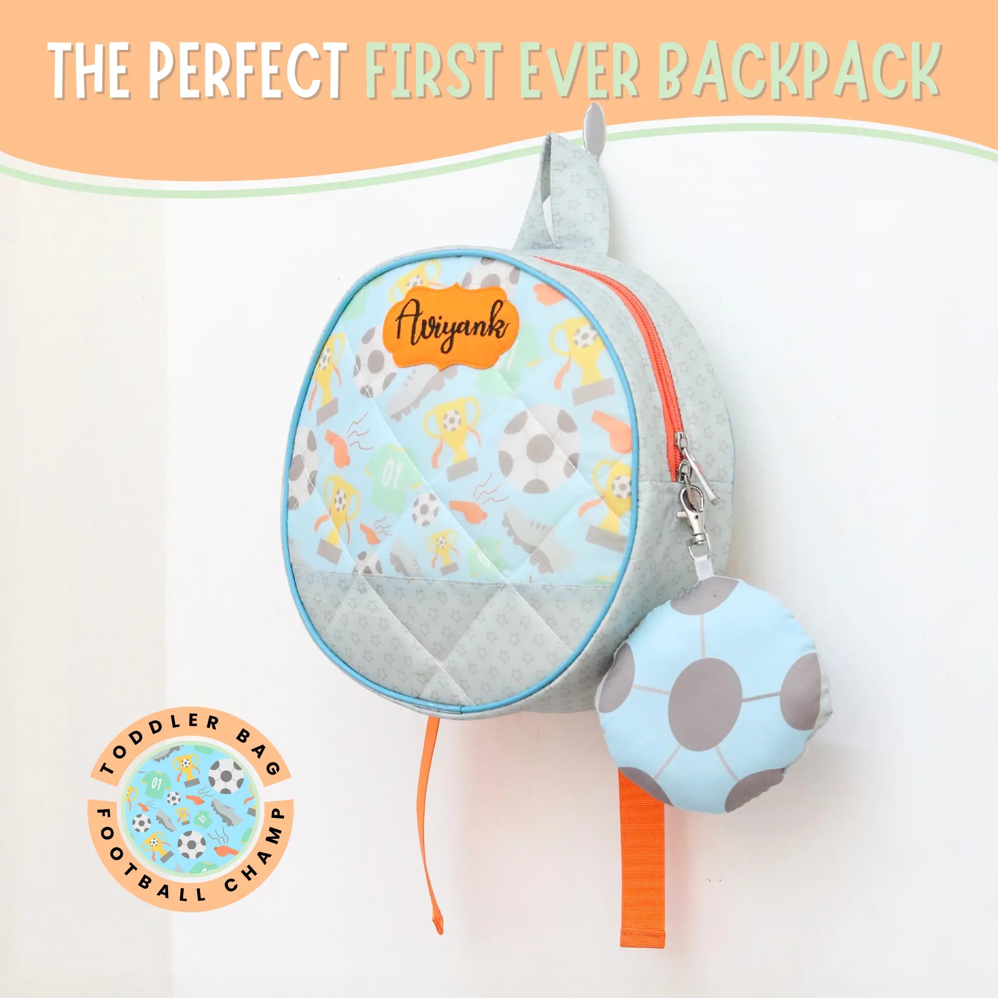 Football Champ Toddler Bag