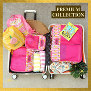 Capri Pink 5 Piece Packing Cube Set