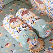 2 Bolster Covers (15x5)" - Fancy Lion