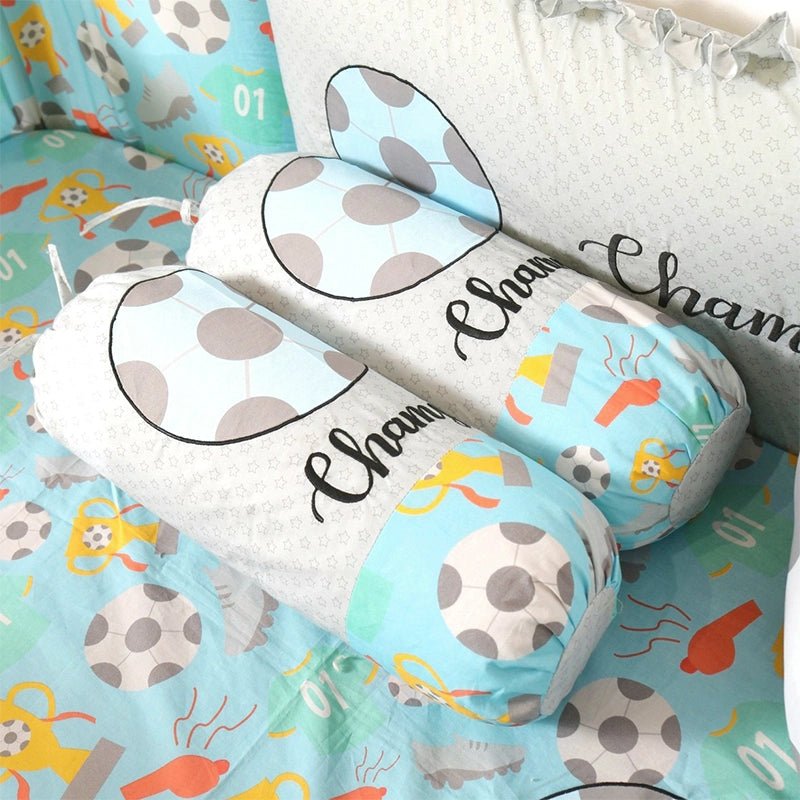 2 Bolster Covers (15x5)" - Football Champ