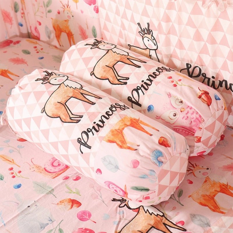 2 Bolster Covers (15x5)" - Forest Deer