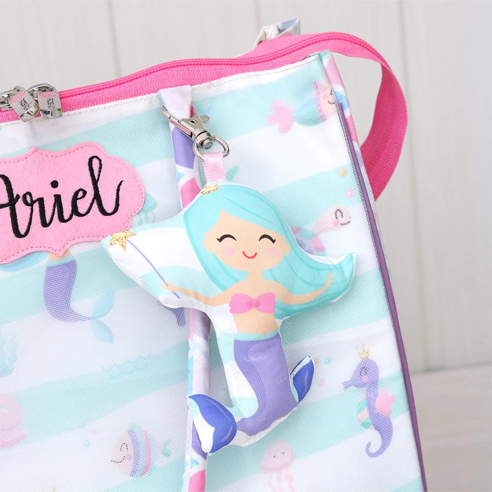 Aqua Girl Tote Bag
