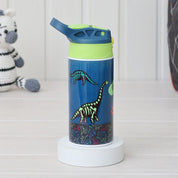 Insulated Steel Sipper Bottle (350ml) - Glow Dino