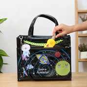 Cosmic Quest Double Pocket Jelly Tote Bag & Wet Pouch