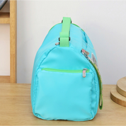 Retro Cyan Green Sports Duffle Bag