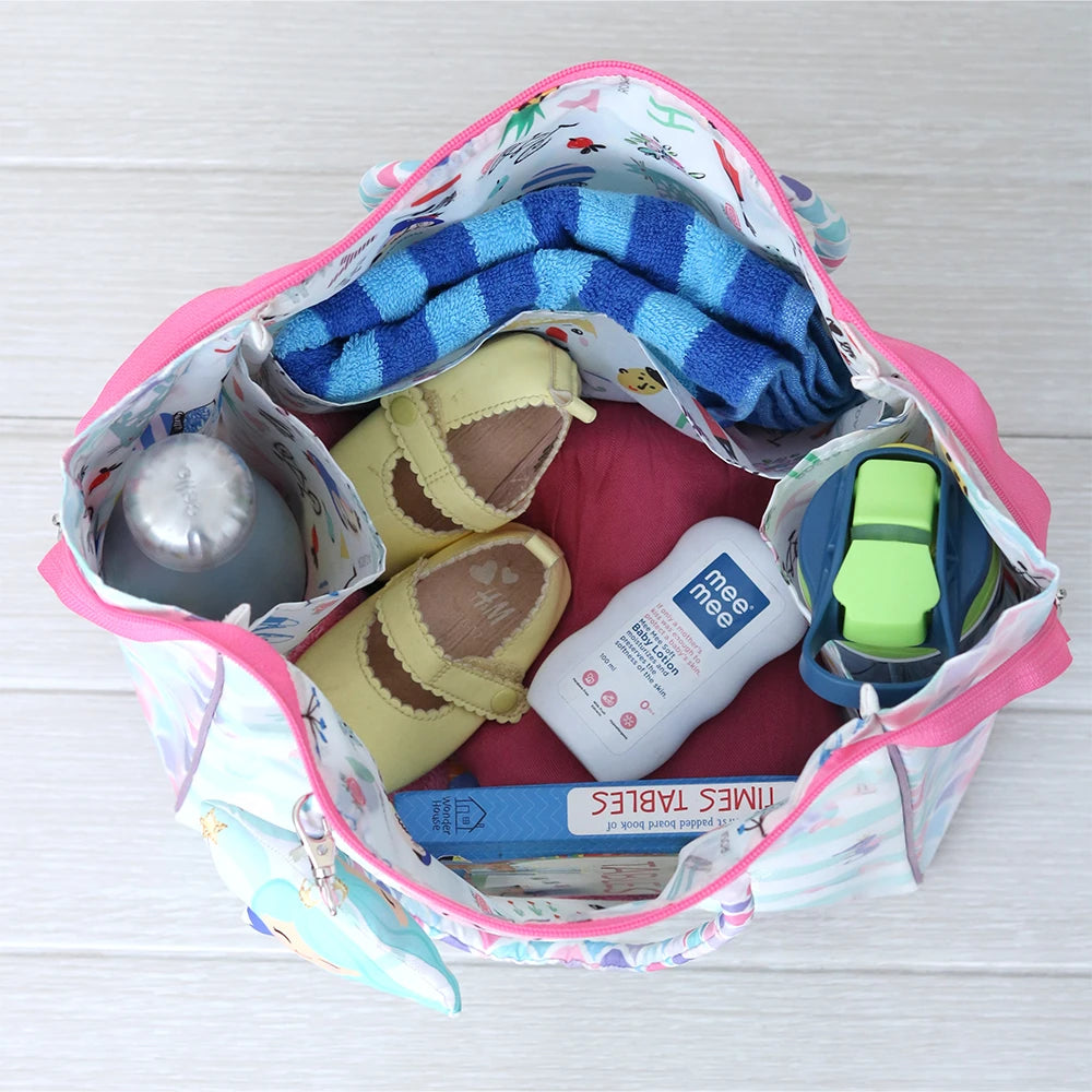 Aqua Girl Tote Bag