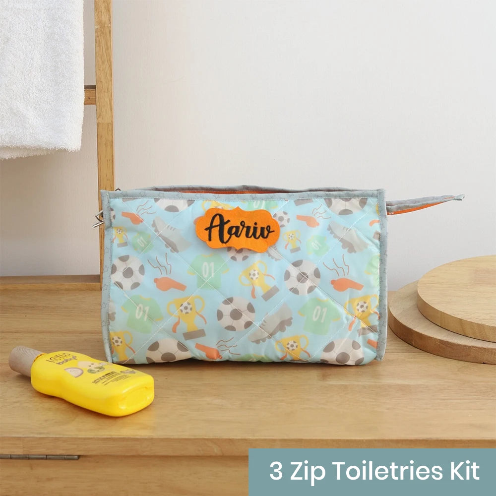 3-Zip Toiletries Kit