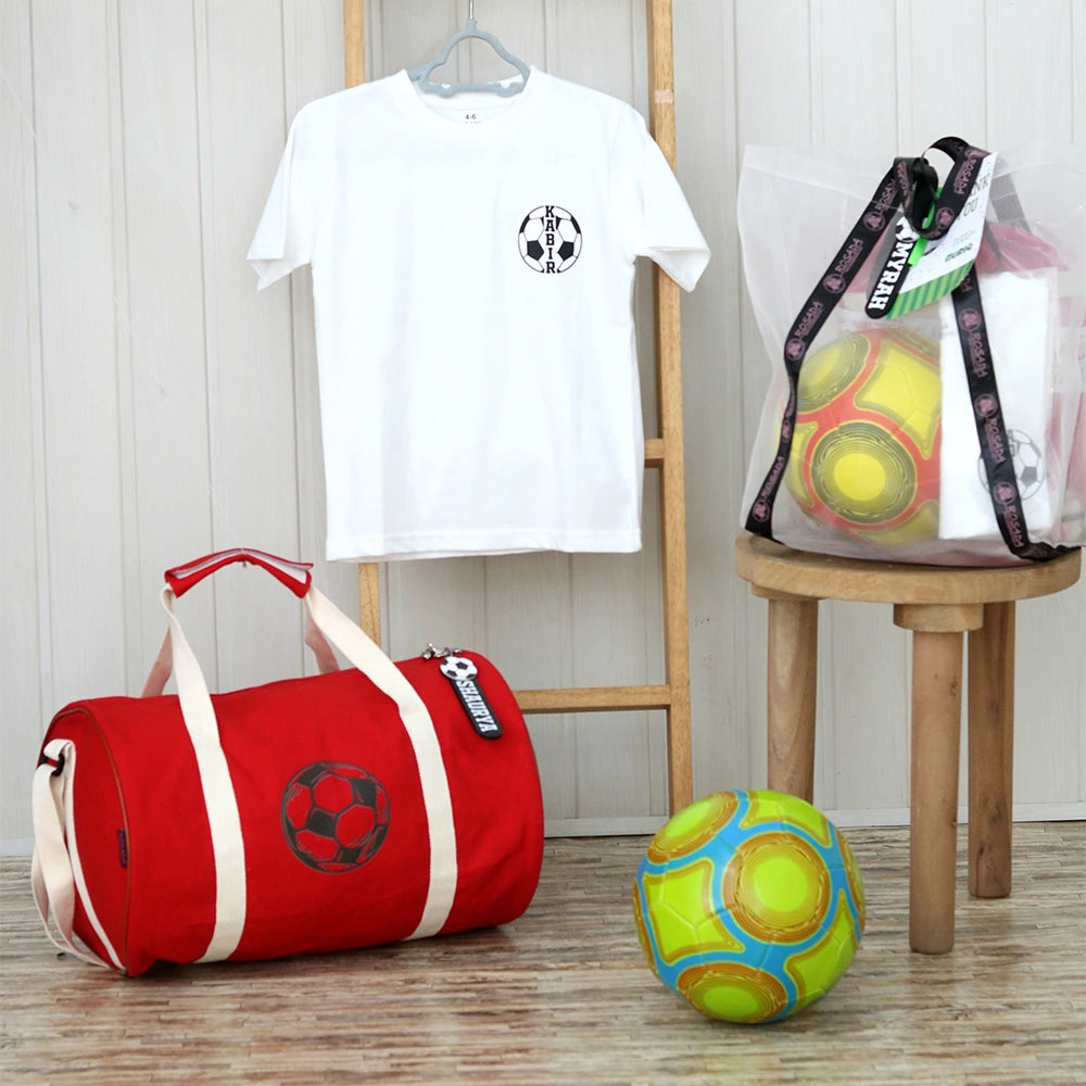 Soccer Canvas Duffle Bag
