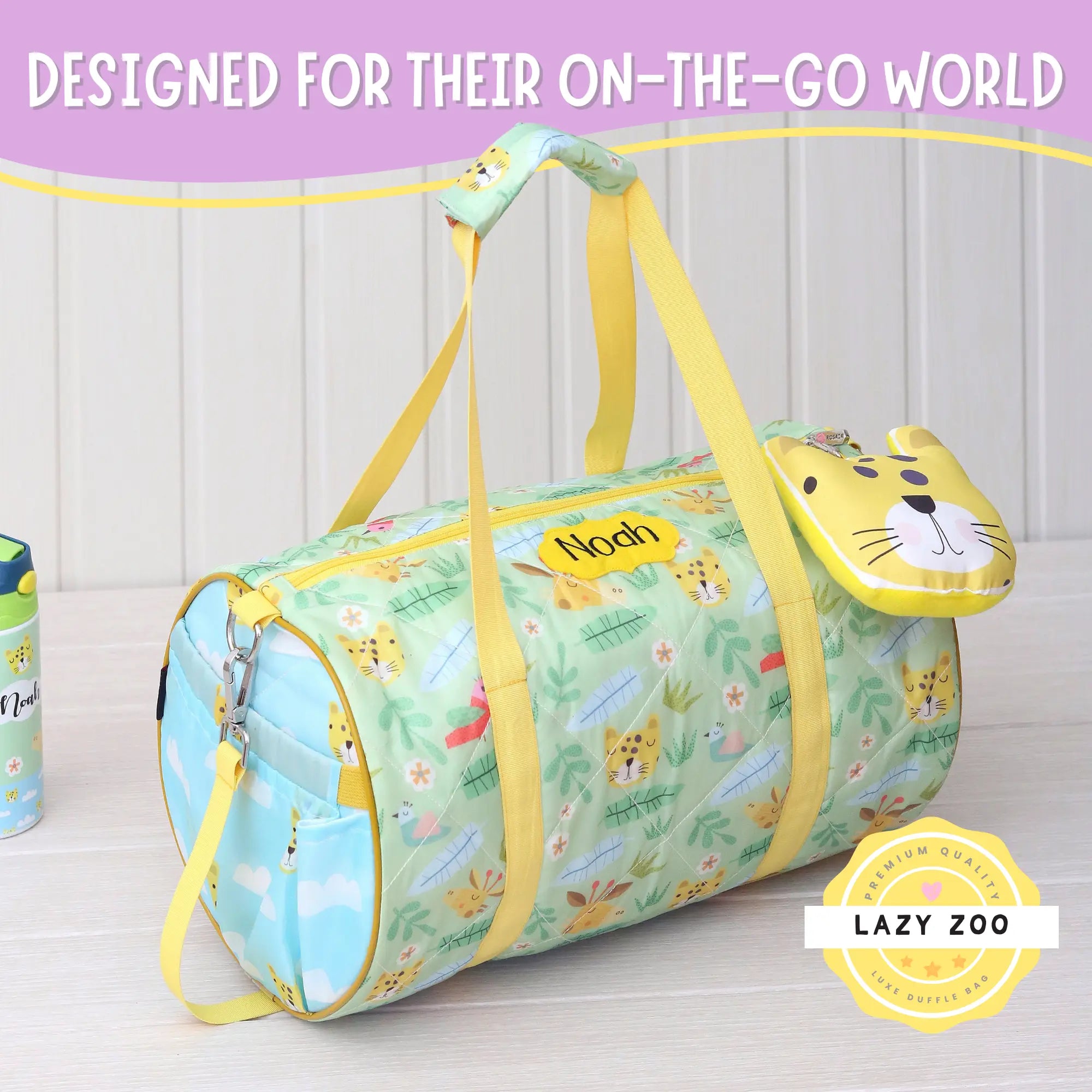 Lazy Zoo Luxe Duffle Bag