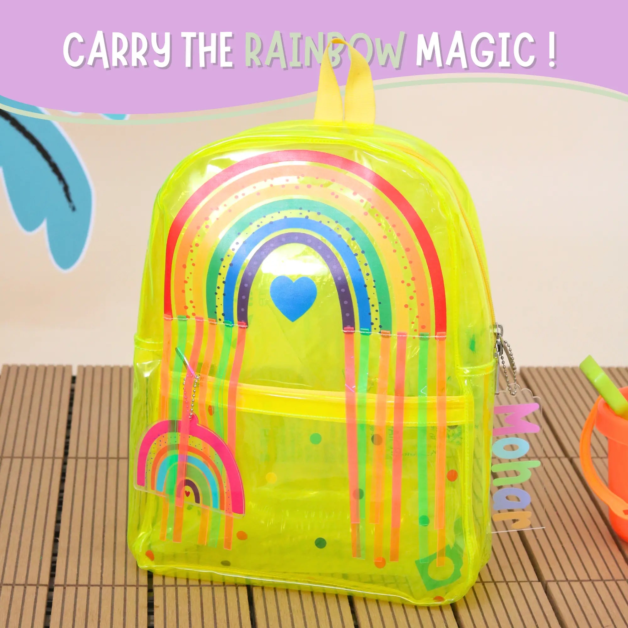 Rainbow Jelly Backpack