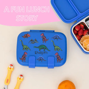 Glow Dino Double Lock Bento Box