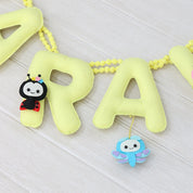 Bee & Butterfly Yellow Name Bunting