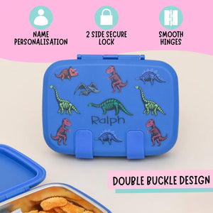 Glow Dino Double Lock Bento Box