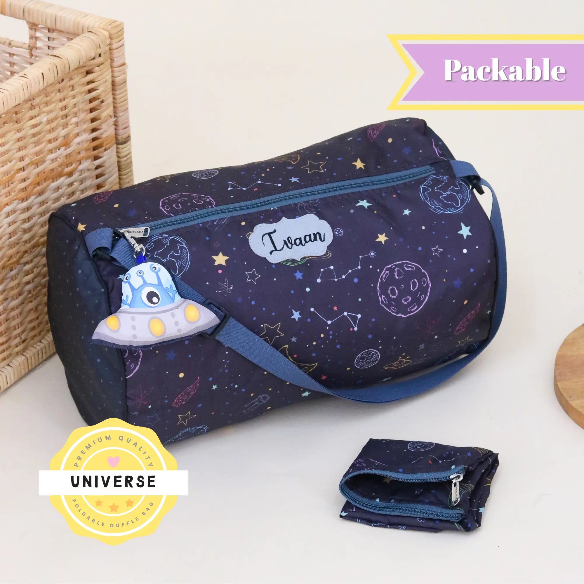 Universe Foldable Duffle Bag