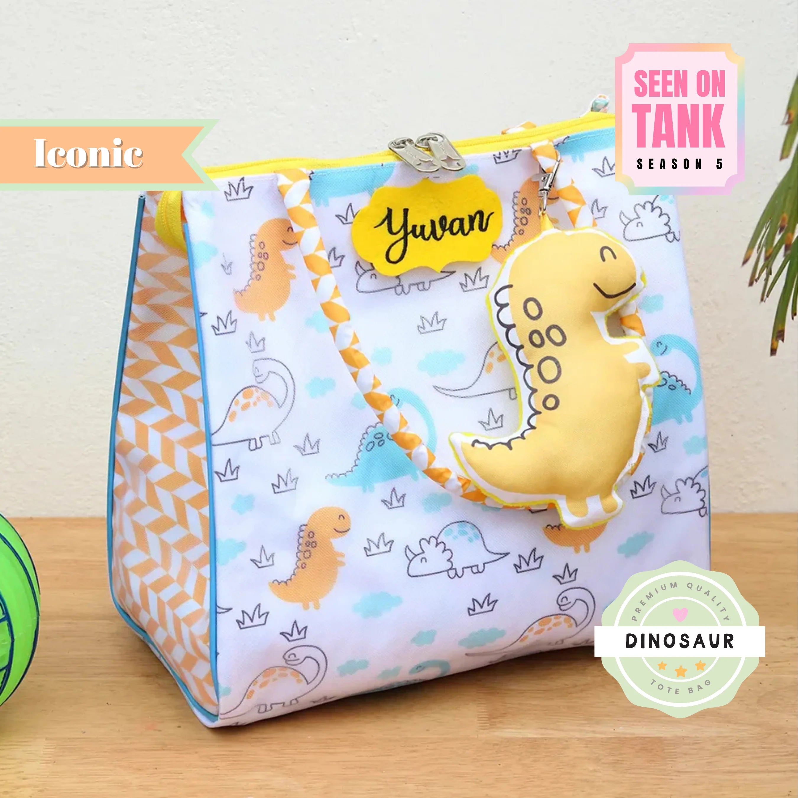 Dinosaur Tote Bag