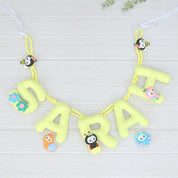 Bee & Butterfly Yellow Name Bunting