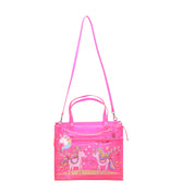 Unicorn Dream Double Pocket Jelly Tote Bag & Wet Pouch