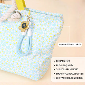 Blue Summer Big Girl Tote