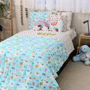Blue Llama Comforter