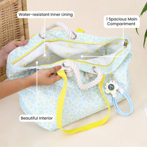 Blue Summer Big Girl Tote