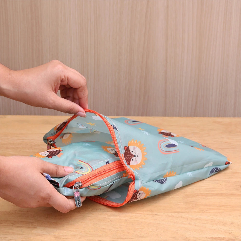 Fancy Lion Foldable Duffle Bag