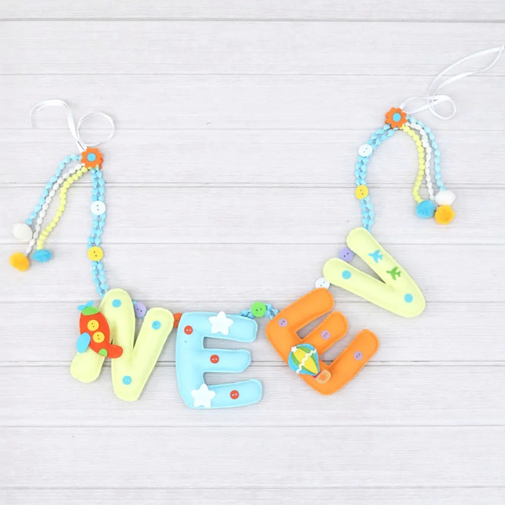 Planes Pastel Name Bunting