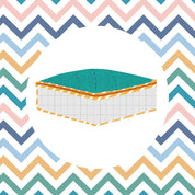 Box Pouch [10x10]" - Zigzag