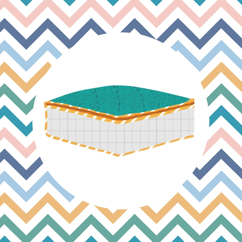 Box Pouch [12x12]" - Zigzag