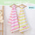 Pink Yellow Set of 2 Bamboo Hand Towel