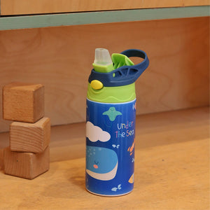 Insulated Steel Sipper Bottle (350ml) - Under The Sea
