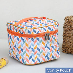 Vanity Pouch - English Zigzag