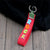 Racer Red Ribbon Keychain
