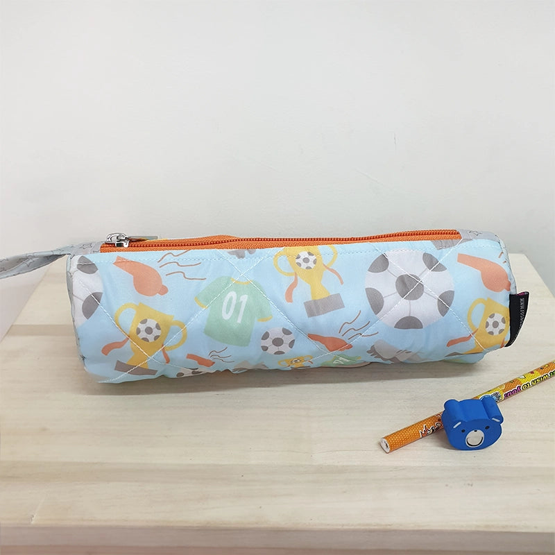 Round Pencil Pouch - Football Champ