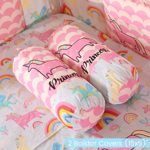 Blue Unicorn Cot Bumper