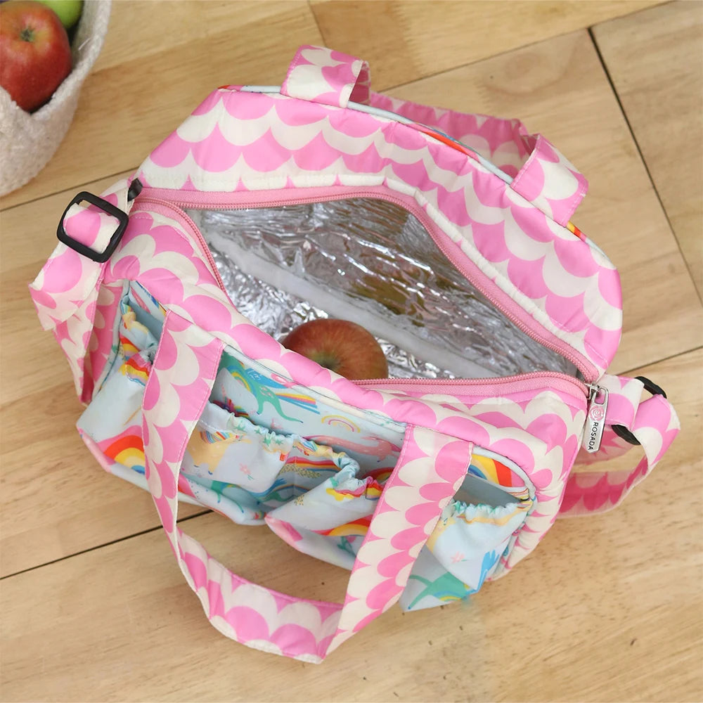 Blue Unicorn Insulated Tiffin Bag