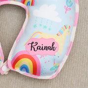 Blue Unicorn Neck Pillow