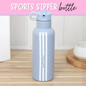 Grey Sports Sipper Bottle (500ml)