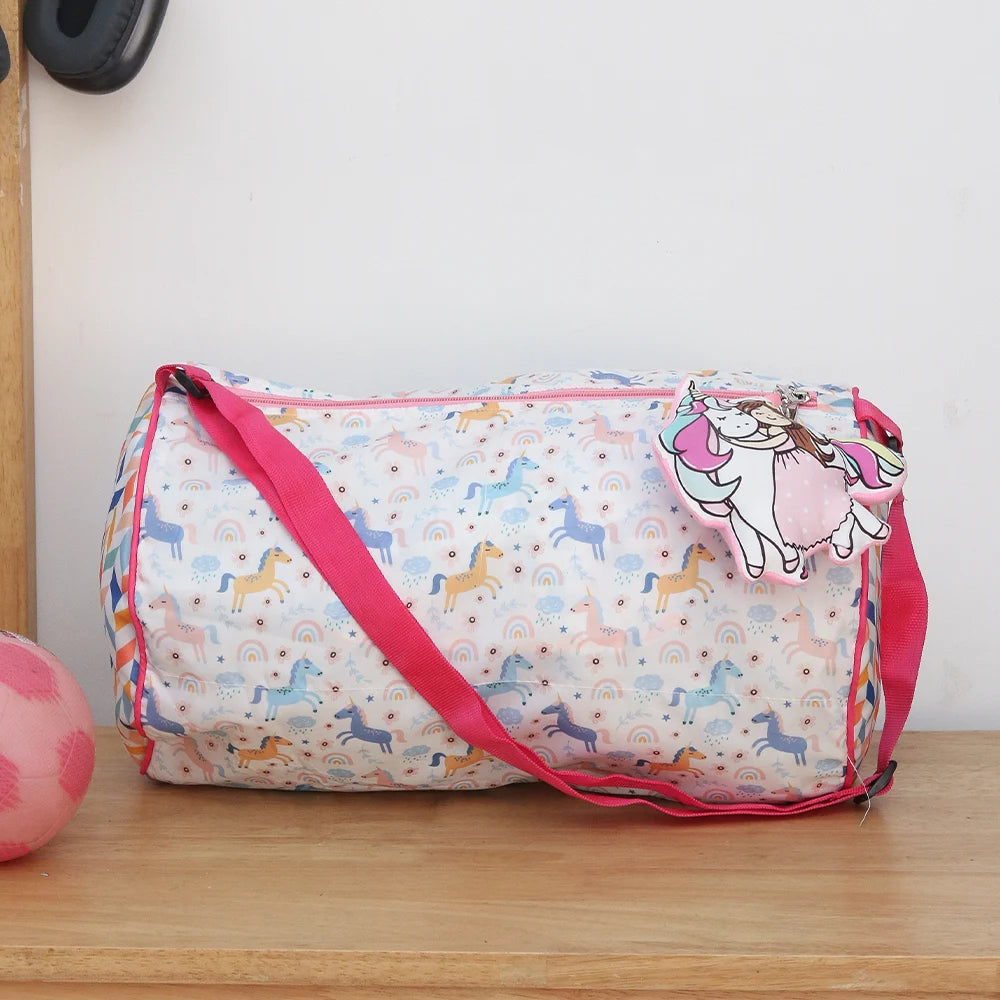 Foldable Duffle Bag - Unicorn