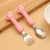 Premium Animal Spoon N Fork Set